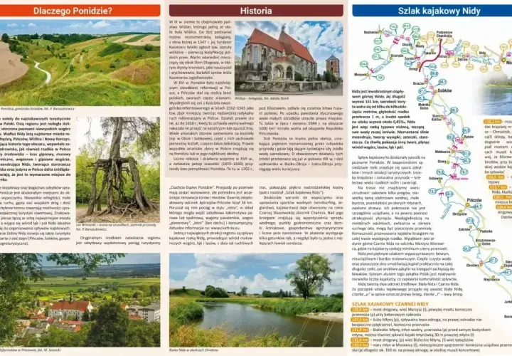 Ponidzie atrakcje: malownicze krajobrazy, zabytki, uzdrowiska i spływy kajakowe Nidą. Odkryj piękno regionu!
