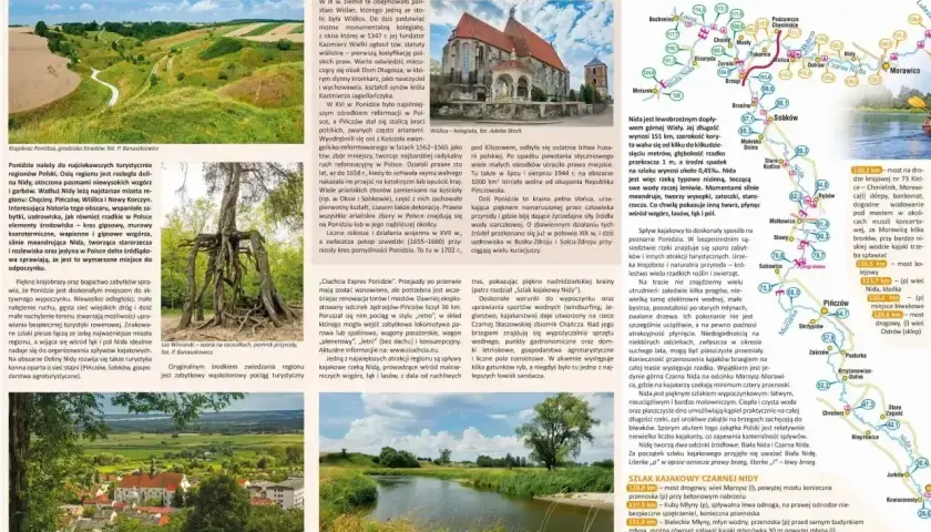 Ponidzie atrakcje: malownicze krajobrazy, zabytki, uzdrowiska i spływy kajakowe Nidą. Odkryj piękno regionu!