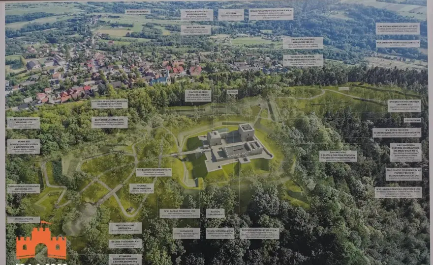 Lanckorona - atrakcje, ruiny zamku i plan spaceru