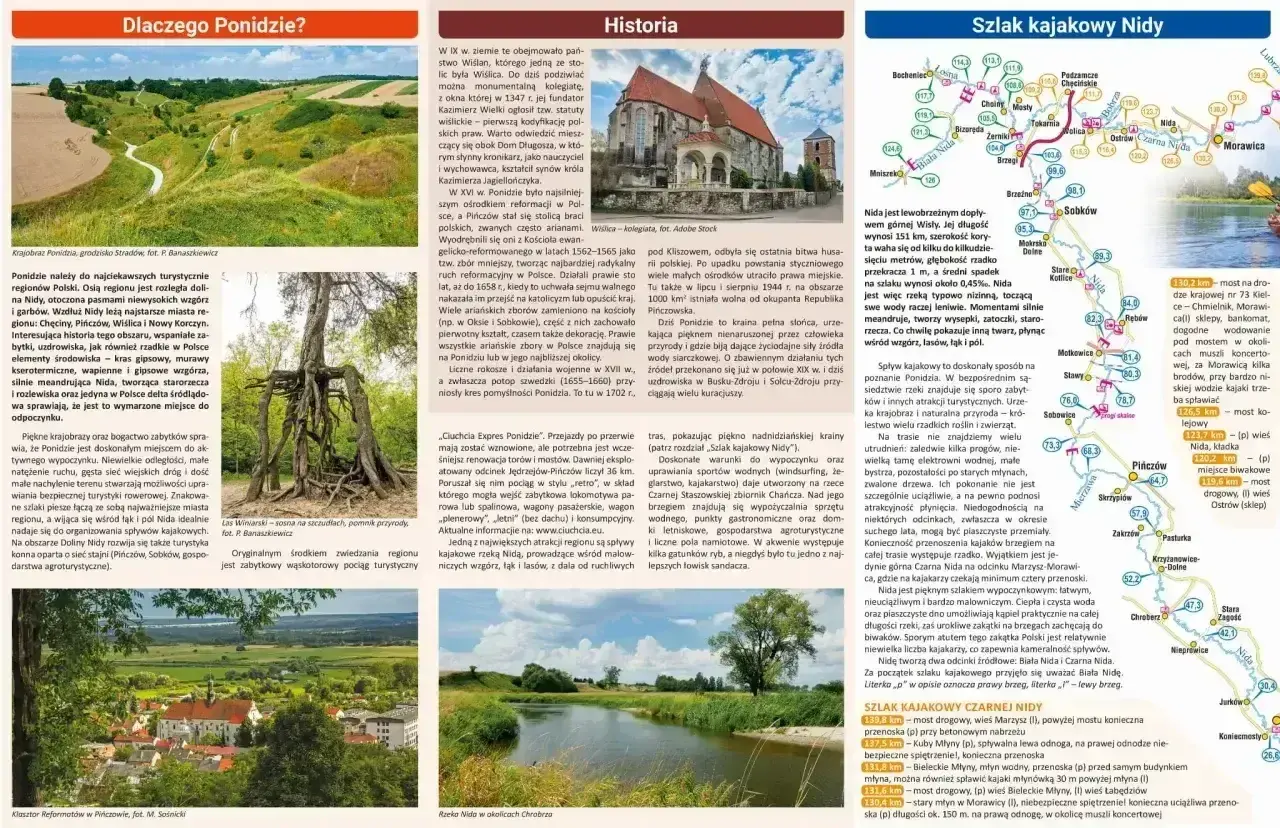 Ponidzie atrakcje: malownicze krajobrazy, zabytki, uzdrowiska i spływy kajakowe Nidą. Odkryj piękno regionu!